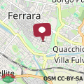 Map Secluded apartment with garden in Ferrara