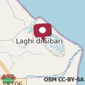 Mappa Sestante 26 Laghi di Sibari