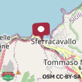 Map Sferracavallo sul mare