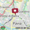 Mappa Short Stay Pavia nuovo in città