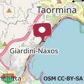 Mapa Siciliabedda Naxos