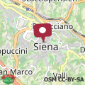 Map Siena Apt with Stunning Church of San Domenico View