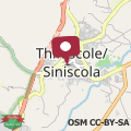 Map Siniscola Old Town