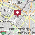 Mappa Skyline Milan