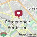 Map Small Oasis in the Center of Pordenone