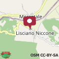 Map Spacious Apartment in Lisciano Niccone with Mountain View