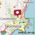 Map Spacious apartment in Taormina with sea view and balconies