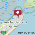 Map NEW Apartment LIGNANO SABBIADORO Private Parking and AC
