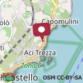 Mapa Spacious Apartment with Sea View in Aci Castello