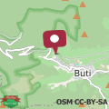 Map Spacious Cottage in Buti