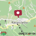 Map Spacious family home in Ravascletto