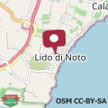 Map Spacious house in Lido di Noto with terrace and garden