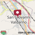 Map Spacious Tuscan Apartment between Florence and Arezzo