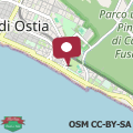 Map Spectacular seafront connected to the center Rome