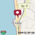 Map Spending seaside villa in Cirella, Italy