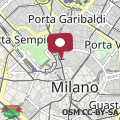 Map Splendido bilocale in via Madonnina, zona Brera