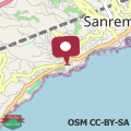 Karte 2 Min Walk to the Beach in the Centre of Sanremo