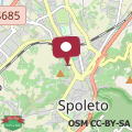 Map Spoleto Poolside - apt sleeps 4 on beautiful campus - 1 km max Spoleto central