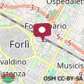 Mappa stazione - centro Forlì