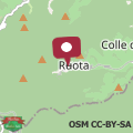 Map Stone cottage in Ruota with pool