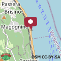 Map STRESA fronte lago con spiaggia privata - LAKEFRONT VIEW