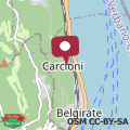 Map Stresa nearby Villetta panoramic Lake Maggiore view