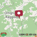 Mappa Striking Farmhouse, Ortignano