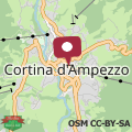 Mappa Studio Apartment Ariston in centro a Cortina
