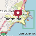 Mapa Ferienwohnung für 2 Personen 2 Kinder ca 38 qm in Taormina, Sizilien Ostküste von Sizilien