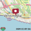 Map Stylish flat centre Ventimiglia