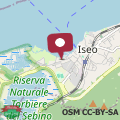 Mapa Suite Iseolago fronte lago e spiaggia