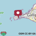Mappa Suite Madrepora Nero Centro Storico Gallipoli