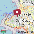 Mapa Suite Saba, stile e parcheggio in centro a Trieste