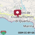 Map Suite Villa Sant'Andrea-250 m from the Beach