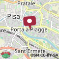 Map Sunbath House Pisa - Free Parking - Near Pisa Center