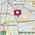 Map Sunny Balcony in Porta Romana