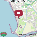 Map Sea View Flat - close to the Beach and Fiumicino Airport