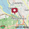 Map Sweet house at the old bridge of Lecco