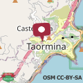 Mappa Taormina castle and sea view