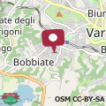 Mapa Taverna via Castellini 116 Varese