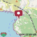Mappa TEATRINO 1, a 200 m dal mare con giardino in centro, LEVANTO 5 TERRE