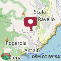 Mappa Terrazza Belvedere a Pontone - Amalfi coast