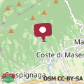Mappa TERRAZZA SAN VETTORE camere con colazione, Relax in collina con vista sui vigneti DOCG ASOLO