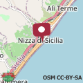 Mappa Terrazza sul mare a Nizza di Sicilia near Taormina