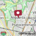 Mappa Terrazzo di Bicocca Niguarda M5 M3 Ice Park & San Siro Stadium