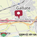 Mapa The Residence Galliate