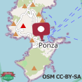 Karte Tiber Domus Ponza