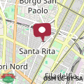 Mapa Torino Piazza Santa Rita bilocale InAlpi Arena ex Palaalpitour santa Rita