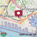 Mappa TORRE CANTORE 69 GENOVA OVEST - PORTO - GENOVABB it