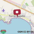 Map Torre Lapillo Apartment Sea View - Happy Rentals